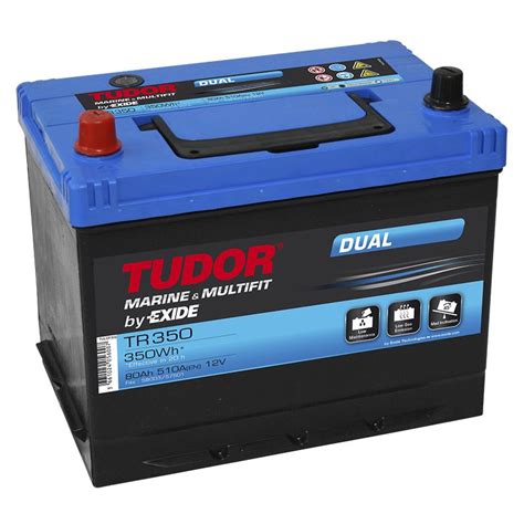 Leisure Battery TR350 TUDOR EXIDE DUAL 80Ah .